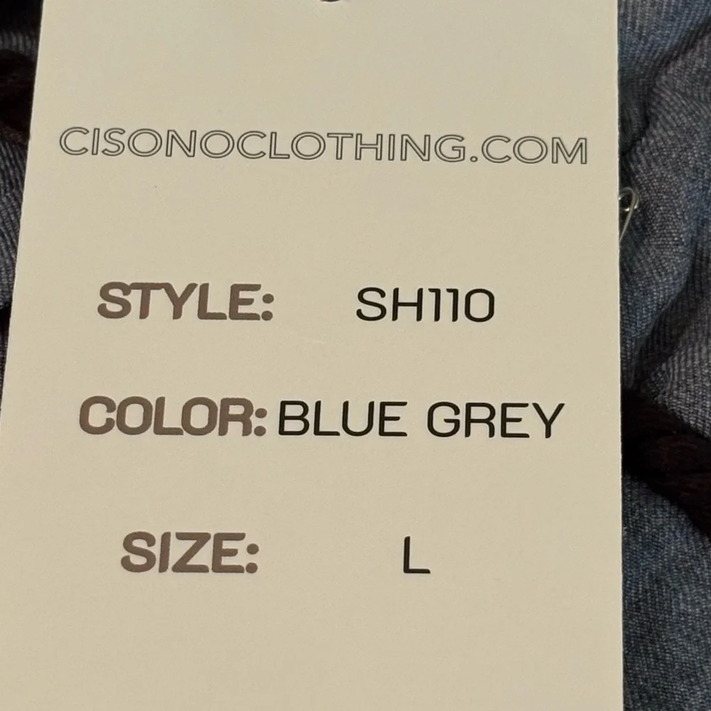 Ci Sono High Waist Blue Grey Shorts NWT size Large